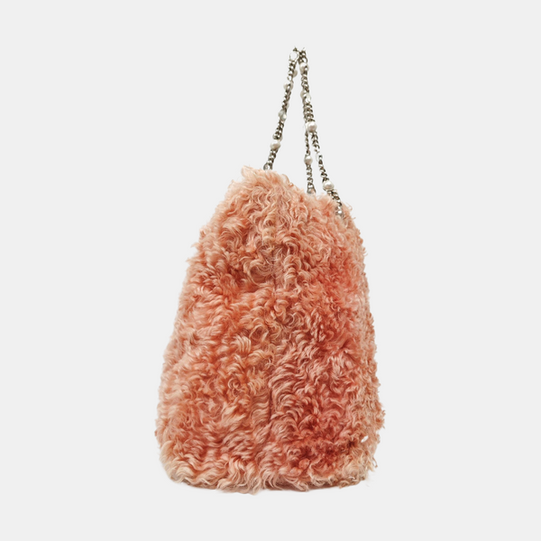 Fabric Shoulder Bag Red