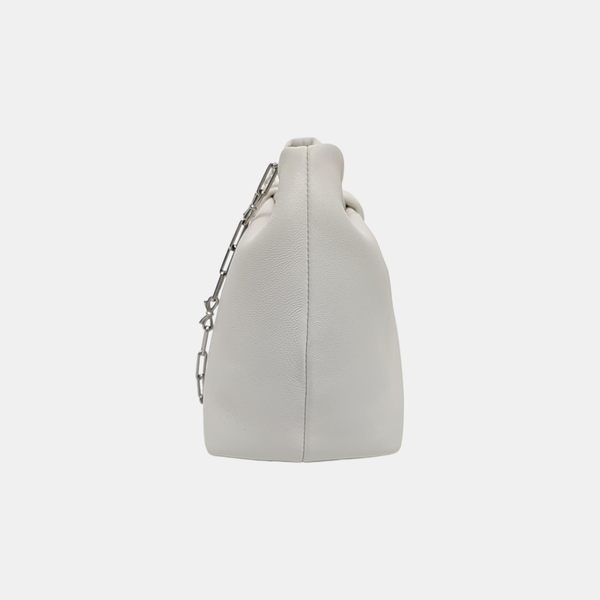 Dior Bow Small Lambskin White