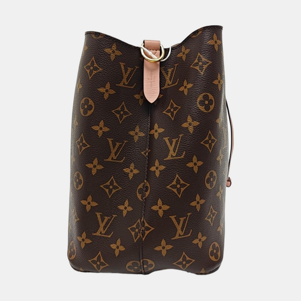 NÉONOÉ MM Monogram Coated Canvas Brown