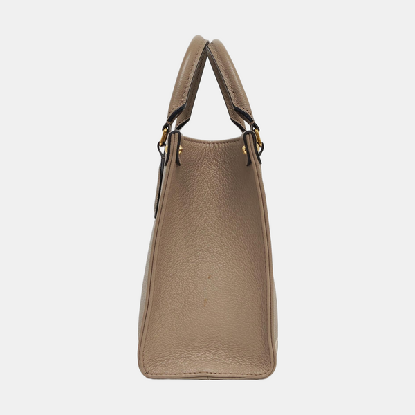 ONTHEGO PM Monogram Calfskin Gray