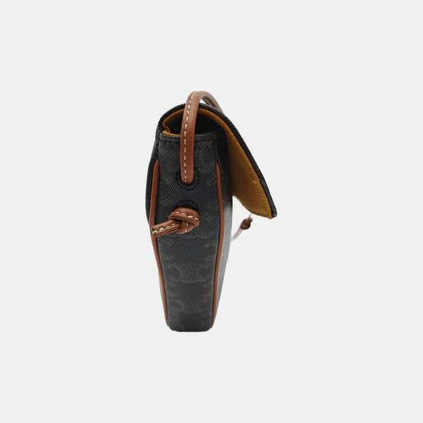 TRIANGLE Coated Canvas Brown