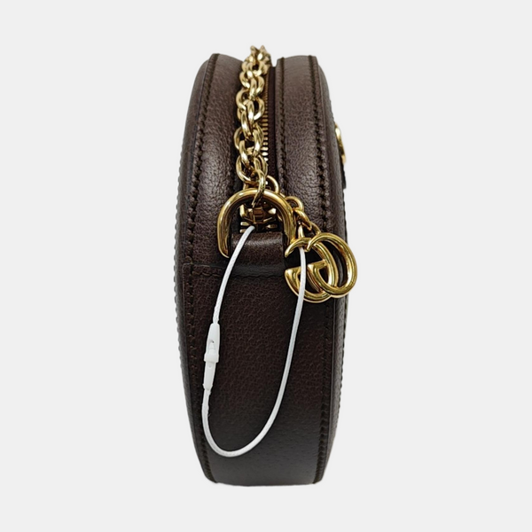 Ophidia Mini Monogram Coated Canvas Beige