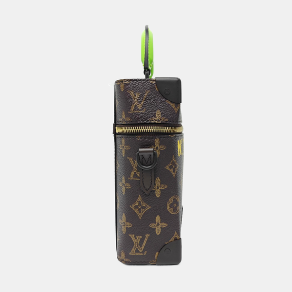 VERTICAL BOX TRUNK Monogram Coated Canvas Brown