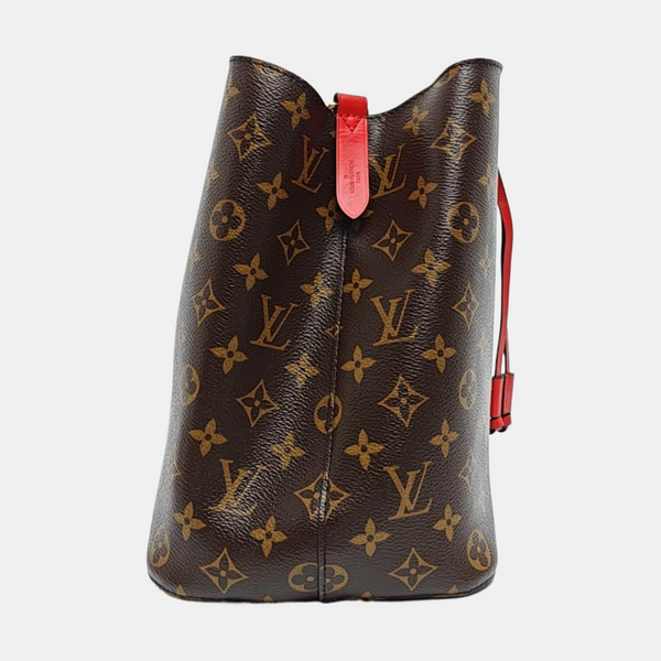 NÉONOÉ MM Monogram Coated Canvas Brown