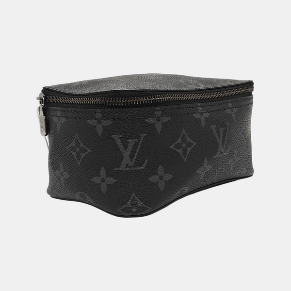 CUBE DE RANGEMENT PM Monogram Coated Canvas Black