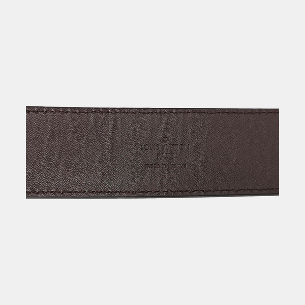 Coated Canvas Belt Brown