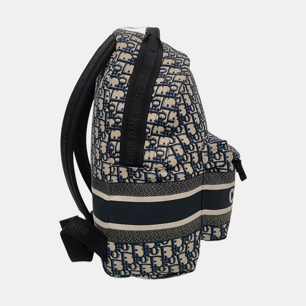 Diortravel Oblique Canvas Blue