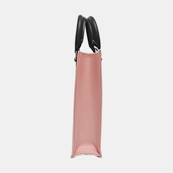 SAC PLAT Mini Epi Pink