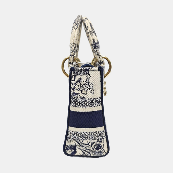 Lady Dior Mini Canvas Multicolor