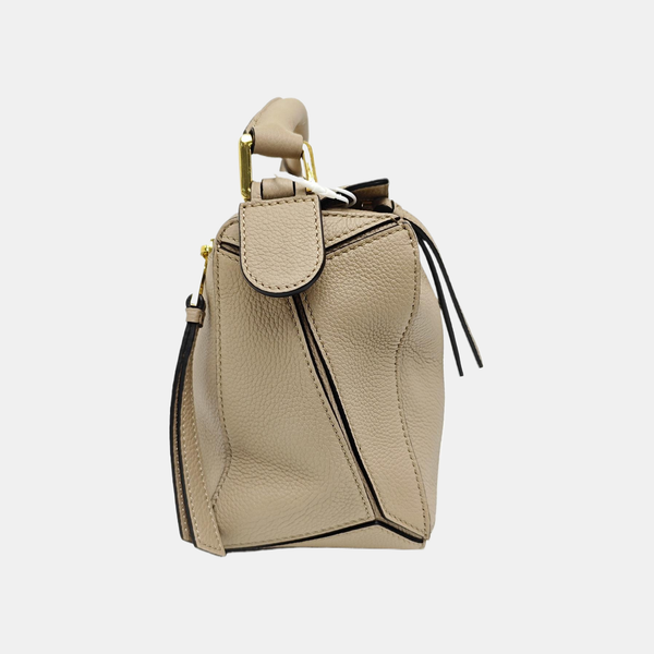 Puzzle Small Calfskin Beige