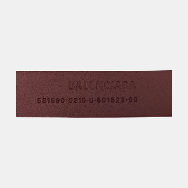 Leather Belt Red