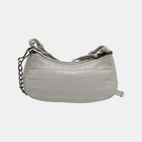Le Cagole Mini Calfskin White