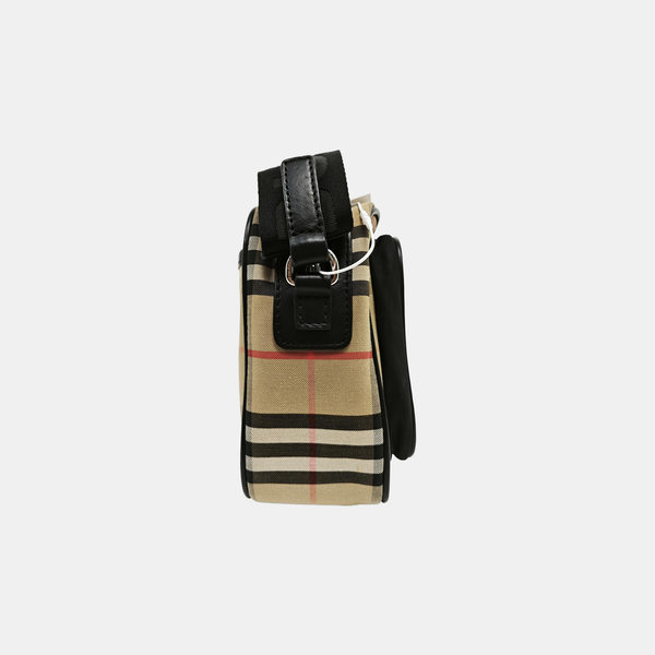 Canvas Shoulder Bag Small Beige