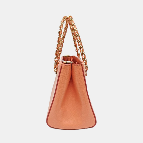 Calfskin Top Handle Bag Pink
