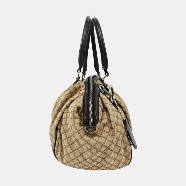 Sukey Monogram Canvas Black