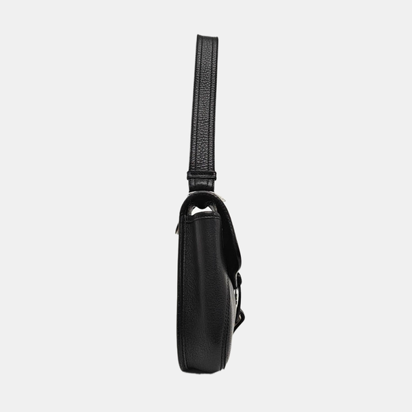 Calfskin Shoulder Bag Black