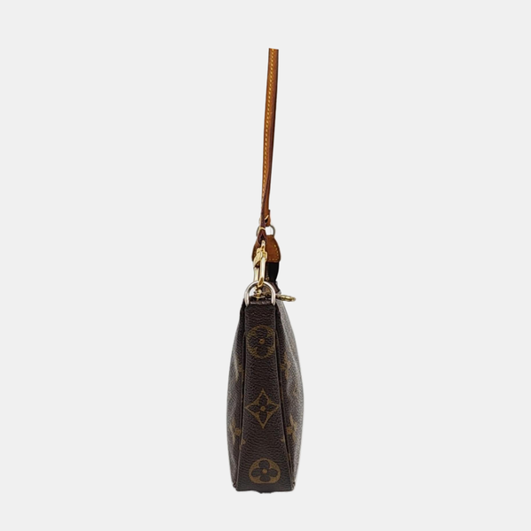ACCESSOIRES Monogram Coated Canvas Brown
