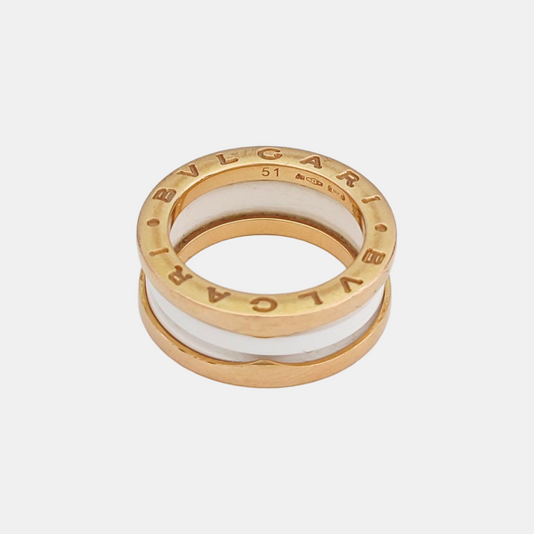 B.ZERO1 18k Rose Gold Ring EU 51