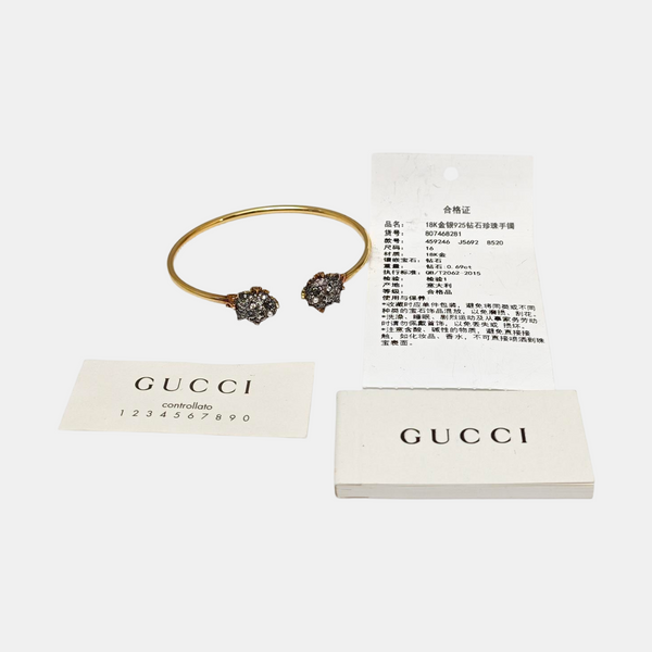 Le Marché Des Merveilles 18k Rose Gold Bangle