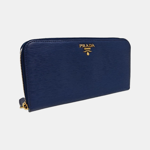 Calfskin Wallet Blue