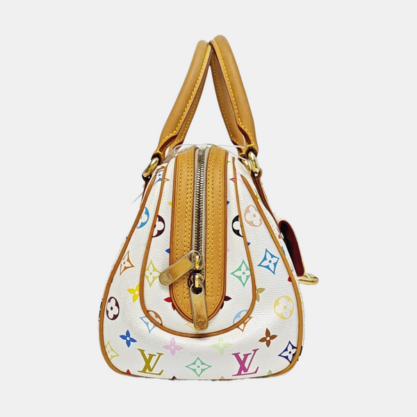 LV × TM PRISCILLA Monogram Coated Canvas White