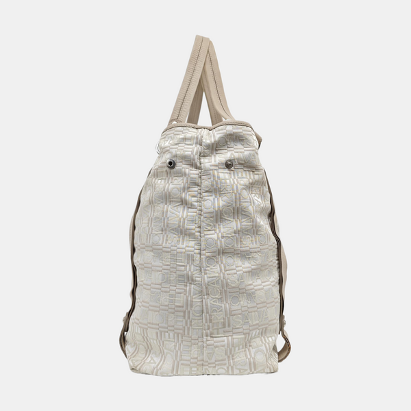 Fabric Tote Bag Beige