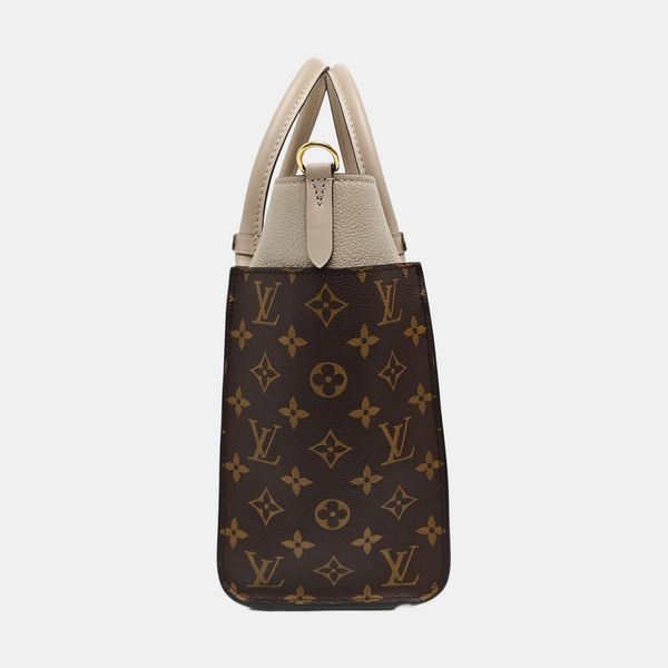 ON MY SIDE MM Monogram Calfskin Beige