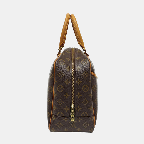DEAUVILLE GM Monogram Coated Canvas Brown