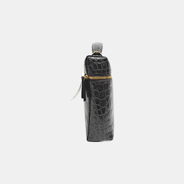 Quilted Calfskin Shoulder Bag Blue