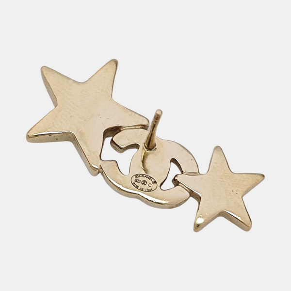 Metal Gold Stud Earrings