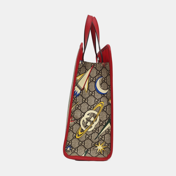 Children’s GG Bucket Monogram Coated Canvas Beige