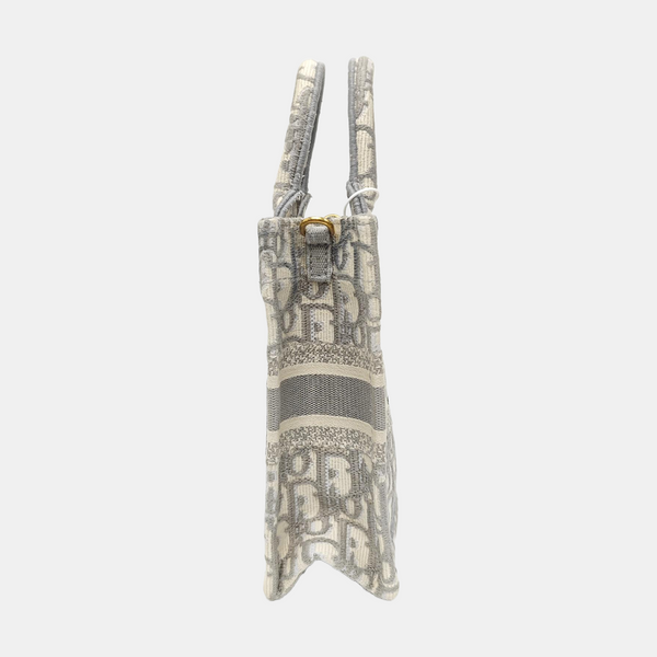 Book Tote Mini Canvas Gray
