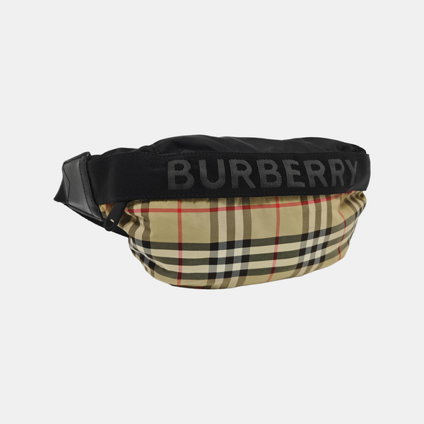 Fabric Belt Bag Brown