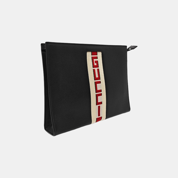 Calfskin Clutch Black