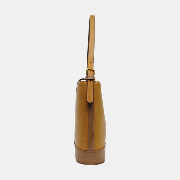 Calfskin Bucket Bag Brown