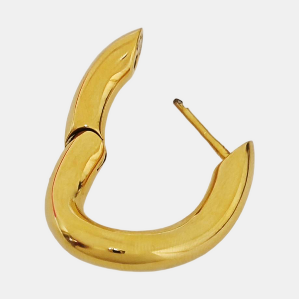 Metal Gold Stud Earrings