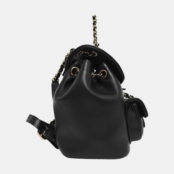 DUMA Quilted Lambskin Black