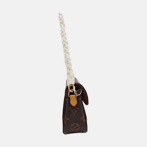 IVY Monogram Coated Canvas Brown