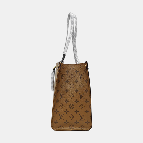 ONTHEGO MM Monogram Coated Canvas Brown