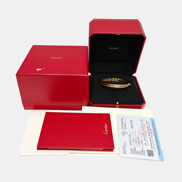 TRINITY 18k White Gold Multicolor Bangle