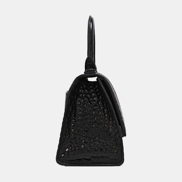 Hourglass S Calfskin Black