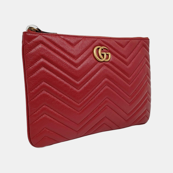 Quilted Calfskin Red