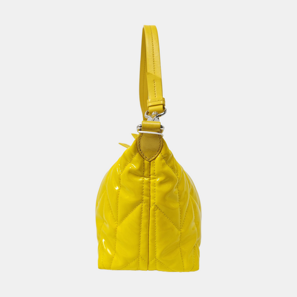 Spirit Ciré Mini Quilted Patent Leather Yellow