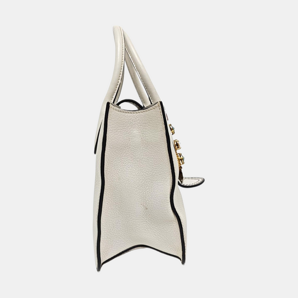 Miu Lady Calfskin White