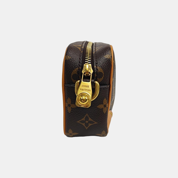 MARLY DRAGONNE Mini Monogram Coated Canvas Brown