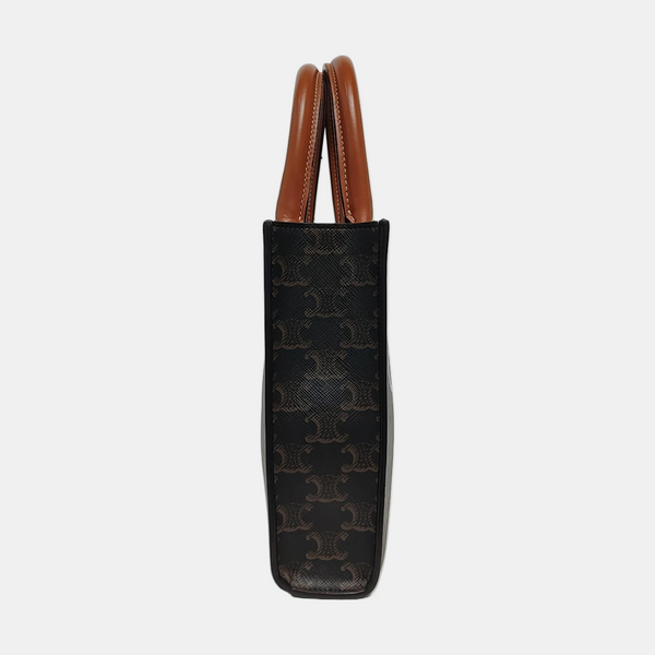 CABAS CELINE Mini Coated Canvas Brown