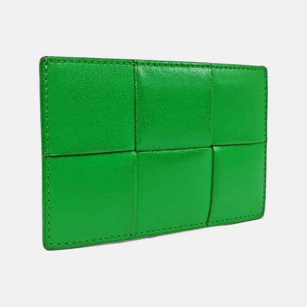 Calfskin Card Holder Green