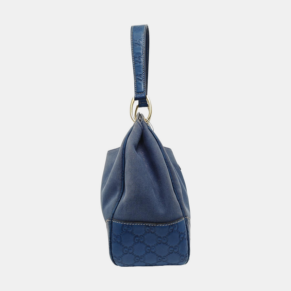 Canvas Shoulder Bag Blue