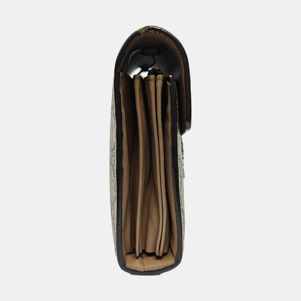 Dionysus Mini Monogram Coated Canvas Beige