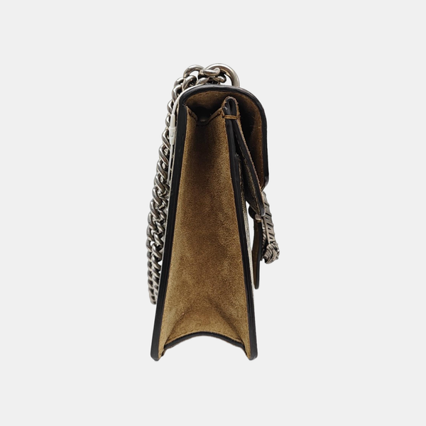 Dionysus Mini Monogram Coated Canvas Beige
